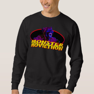 Monster Moviethon Werevargs Vild Färg Lång Ärmad Tröja