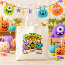 Monster Munch Kids Halloween-sockpåse