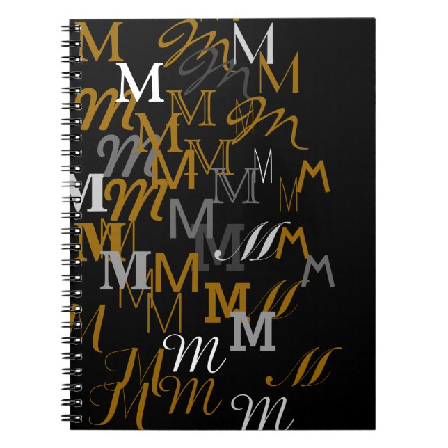 mönster namn anteckningsbok med spiral (Framsidan)
