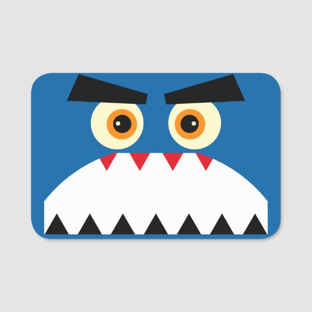 Monster Namn bricka Namnbricka (Framsida)