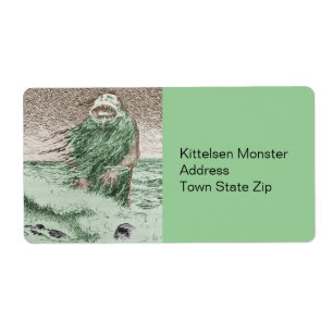 Monster Nokken går ut ur Vatten Fraktsedel