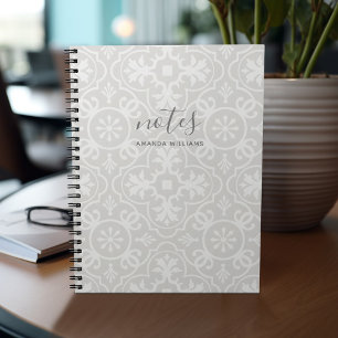 Mönster Notes - Farmhouse Tile - CAN CHOSE FÄRG Anteckningsbok