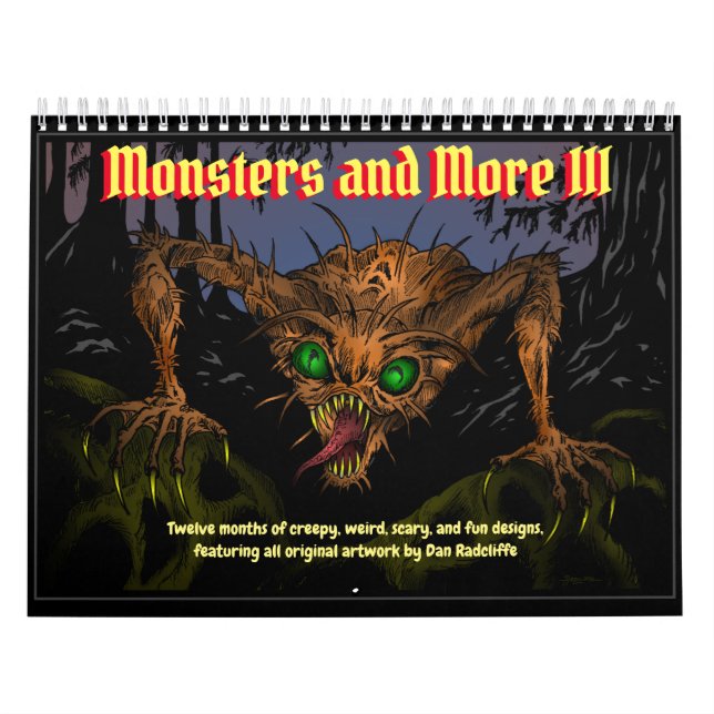 Monster och fler III Kalender (Omslag)