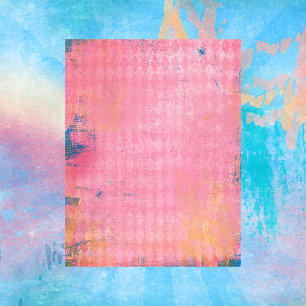 Mönster och målar diamanter Skrapbok Papper