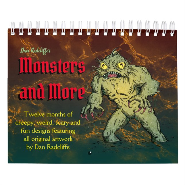 Monster och mer kalender (Omslag)