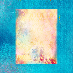 Mönster och Paint Guld Swirls Scrapbook Papper