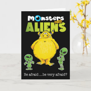 Monster och Utomjordingar Kort