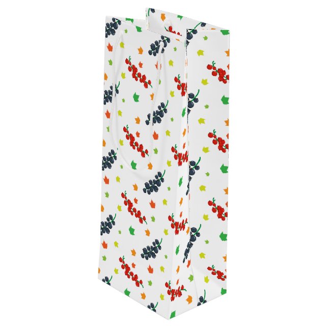 Mönster om bär, bergsbär, blåbär, frukt (Baksidan Vinklad)