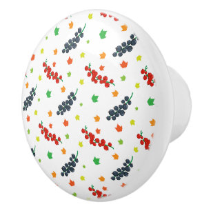 Mönster om bär, bergsbär, blåbär, frukt knopp