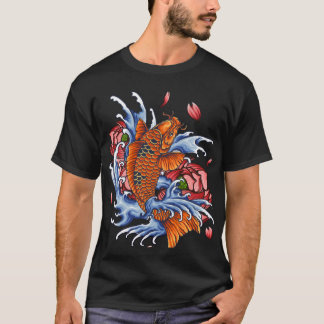 Monster Orange Dragon Fish on T-Shirt