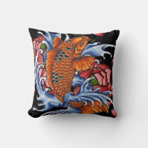 Monster Orange Dragon Fish on T-Shirt