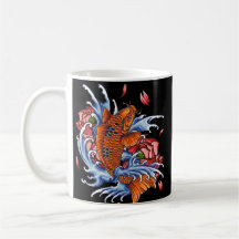 Monster Orange Dragon Fish på
