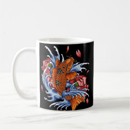 Monster Orange Dragon Fish på Kaffemugg