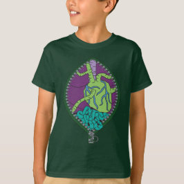 Monster ozippad - barn tee shirt