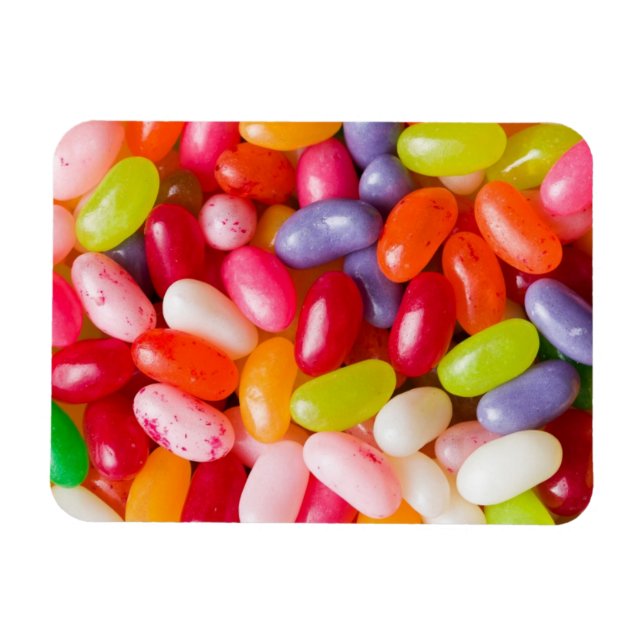 Mönster på gelébönor magnet (Horisontell)