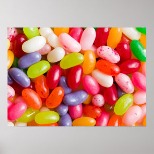 Mönster på gelébönor poster