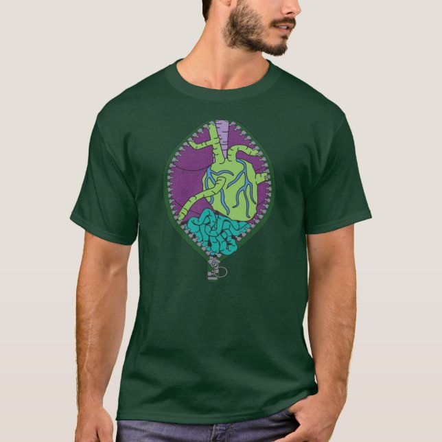 Monster packade upp sig! tee shirt (Framsida)