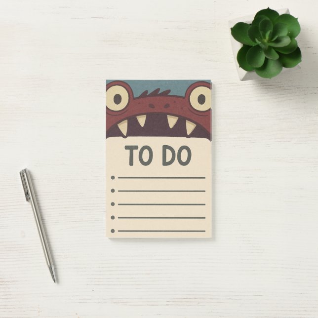 Monster Pad To Do List Post-it Block (Kontor)