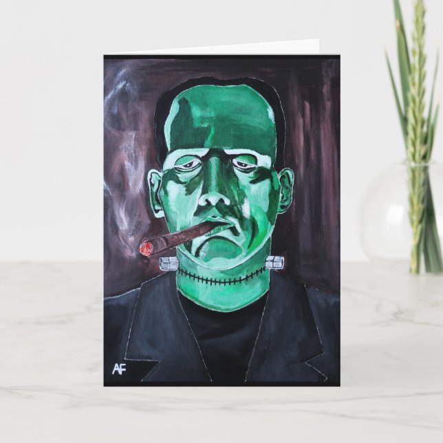 Monster Painting av Alfred Fox Kort (Framsida)