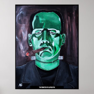 Monster Painting av Alfred Fox Poster
