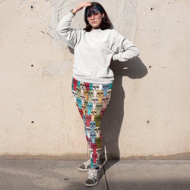Monster Panda Leggings (Skapare uppladdad)