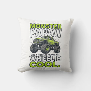 Monster Papaw Rullande Cool Rolig Monster Truck De Kudde