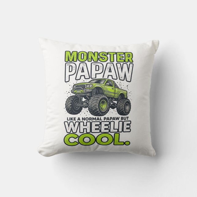 Monster Papaw Rullande Cool Rolig Monster Truck De Kudde (Framsida)