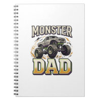 Monster Pappa Monster Truck Vintage Vector Tröja D
