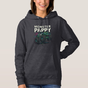 Monster Pappy Monster Truck Retro Vektor Design_ T Shirt
