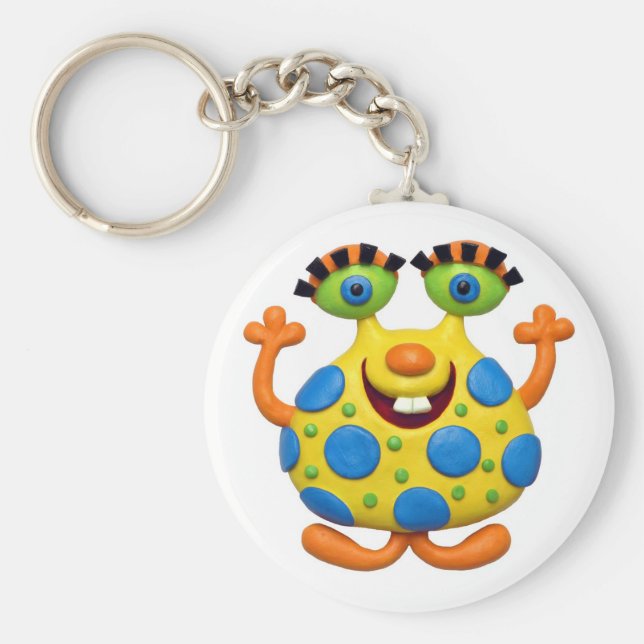 Monster Party Nyckelring (Framsidan)