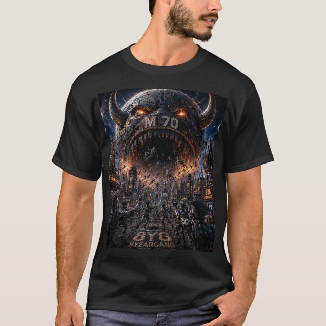 Monster Planet M70 T Shirt (Framsida)