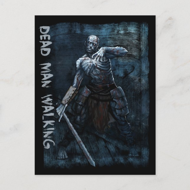 Monster Postcard - Dead Man Walking Vykort (Framsida)