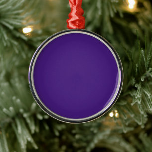 Monster Purple Rund Metalldekoration Julgransprydnad Metall