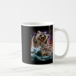 Monster Raccoon as Kraken attackerar en Frakt i Kr Kaffemugg