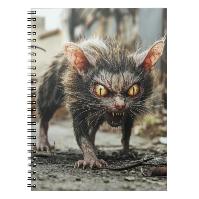 Monster råtta  anteckningsbok (Framsidan)