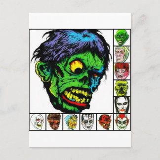 Monster Retro-monster Vykort