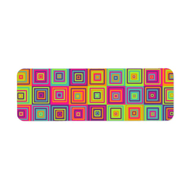 Mönster Returadress Etikett (Framsidan)