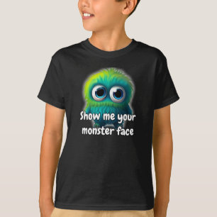 Monster Roligt Unikt Bästa Stylig Kid T Shirt