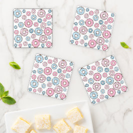 Mönster, Rosa Donuts, blå Donuts