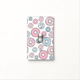 Mönster, Rosa Donuts, blå Donuts