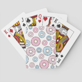 Mönster, Rosa Donuts, blå Donuts Casinokort