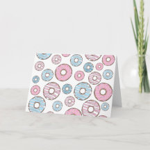 Mönster, Rosa Donuts, blå Donuts