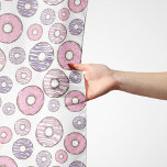 Mönster, Rosa Donuts, Lila Donuts Sjal<br><div class="desc">Cute,  roligt och aktningsvärda mönster med rosa och lila. Modern gåva och trendig,  perfekt för den giriga älskare i ditt liv.</div>