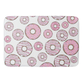 Mönster, Rosa Donuts, Sprinkles Badrumsmatta