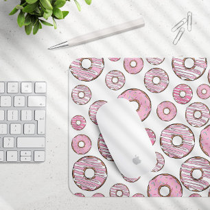 Mönster, Rosa Donuts, Sprinkles Musmatta