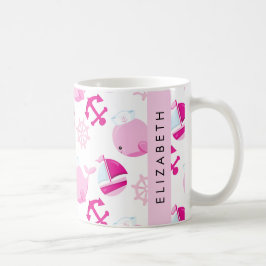 Mönster, Rosa valar, ditt namn Kaffemugg