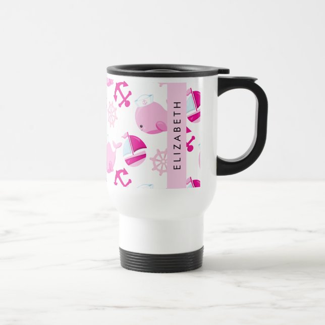 Mönster, Rosa valar, ditt namn Resemugg (Höger)