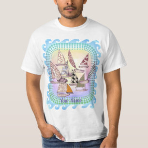 Mönster Segelbåtars t-shirt