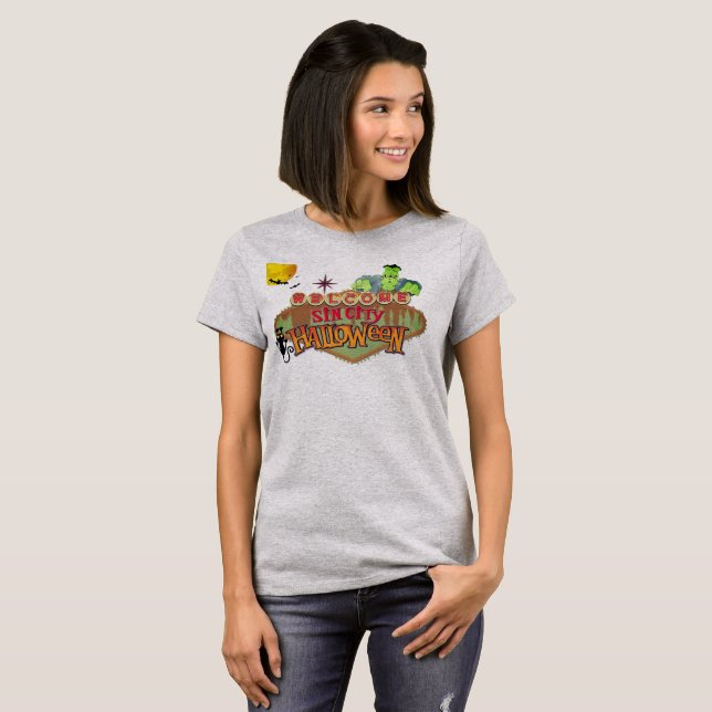 Monster Sin City Halloween Tee (Hel framsida)
