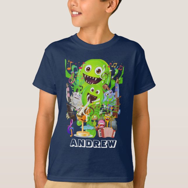 Monster Singing T Shirt (Framsida)